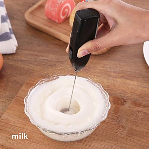 image for KHLZ US Milk Coffee Frother Handheld Milk Coffee Mixer Battery Operate