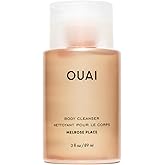 OUAI Body Cleanser Travel Size, Melrose Place - Foaming Body Wash with Jojoba Oil & Rosehip Oil to Hydrate, Balance & Soften Skin - Paraben, Phthalate, Sulfate Free Skin Care Products (3 Fl Oz)