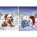 5D Christmas Diamond Art Painting Full Drill Christmas Presents Dog and Cat, Xmas Hat Puppy and Kitten by Number Kits DIY Paint with Diamonds Art Xmas Cross Stitch Decor (12x16 inch, 2 Pack)