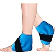 RelaxCoo 2 Ankle Ice Pack Wrap for Swelling, Reusable Gel Ice Pack for Ankle Injuries, Cold Compress Therapy for Foot Pain Relief, Achilles Tendonitis, Plantar Fasciitis, Sprains