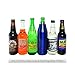 ICY BEV KOOLER STAINLESS STEEL BOTTLE INSULATOR, 2 PACK, BLUE, beer keeper/holder with silicone bottle stopper; cap with bottle opener and finger grip keeps beer cold longer