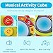 iPlay, iLearn Baby Music Activity Cube Play Center, Kids Karaoke Singing Sensory Toys, Lights Sounds, Guitar Drum Microphone Trumpet Gift for 12 18 Months, 1 2 3 Year Olds, Infants Toddlers Girls Boys