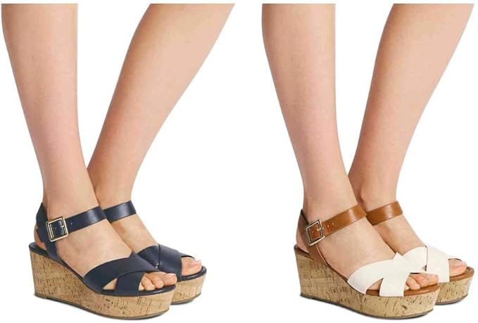 marks and spencer navy wedges