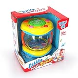 Early Learning Center Educational Kids Toys Made of ABS Environmental Plastic and Learn Music, Lullaby, Stories for Children(Harp, Horn& Music Drum, Random Color) (Music Drum)