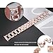 bayite Bling Bands Compatible with Fitbit Versa/Versa 2, Stainless Steel D-Link with Rhinestones, Rose Gold 5.5
