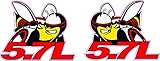 Scat Pack 5.7L Pair Decals 4