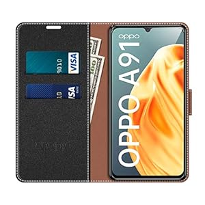 COODIO Custodia per Oppo A91, Custodia in Pelle Oppo A91, Cover a Libro Oppo A91 Magnetica Portafoglio per Oppo A91… - immagine 3