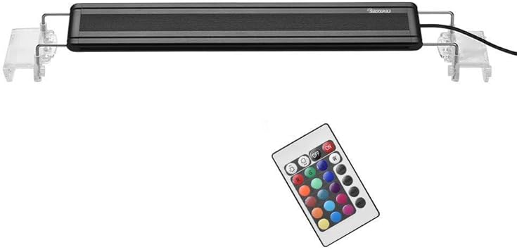 Amazon Dadypet アクアリウム ライト 水槽 ライト 37 55cm水槽用 Led 魚ライト 七色変換 36個ビーズ 明るさ調整 長寿命 観賞魚 熱帯魚 水草育成 8w 40cm 60cm Dadypet ライト 照明 通販