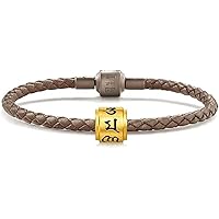 Chow Sang Sang Bracciale Portafortuna In Oro 999 Con Charm Om Mani Padme Hum – Regalo Spirituale Per Lei