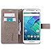 Moto X Pure Edition Case,Harryshell(TM) Wallet Folio Leather Flip Case Cover with Card Id Slot Wrist Strap for Motorola Moto X Style / X Pure Edition 2015