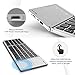 Foldable Bluetooth Keyboard, Jelly Comb B003B Dual Mode USB Wired & Bluetooth Keyboard with Touchpad Rechargeable for Windows Android Tablet Smartphone Surface and More-Updated (Black and Silver)
