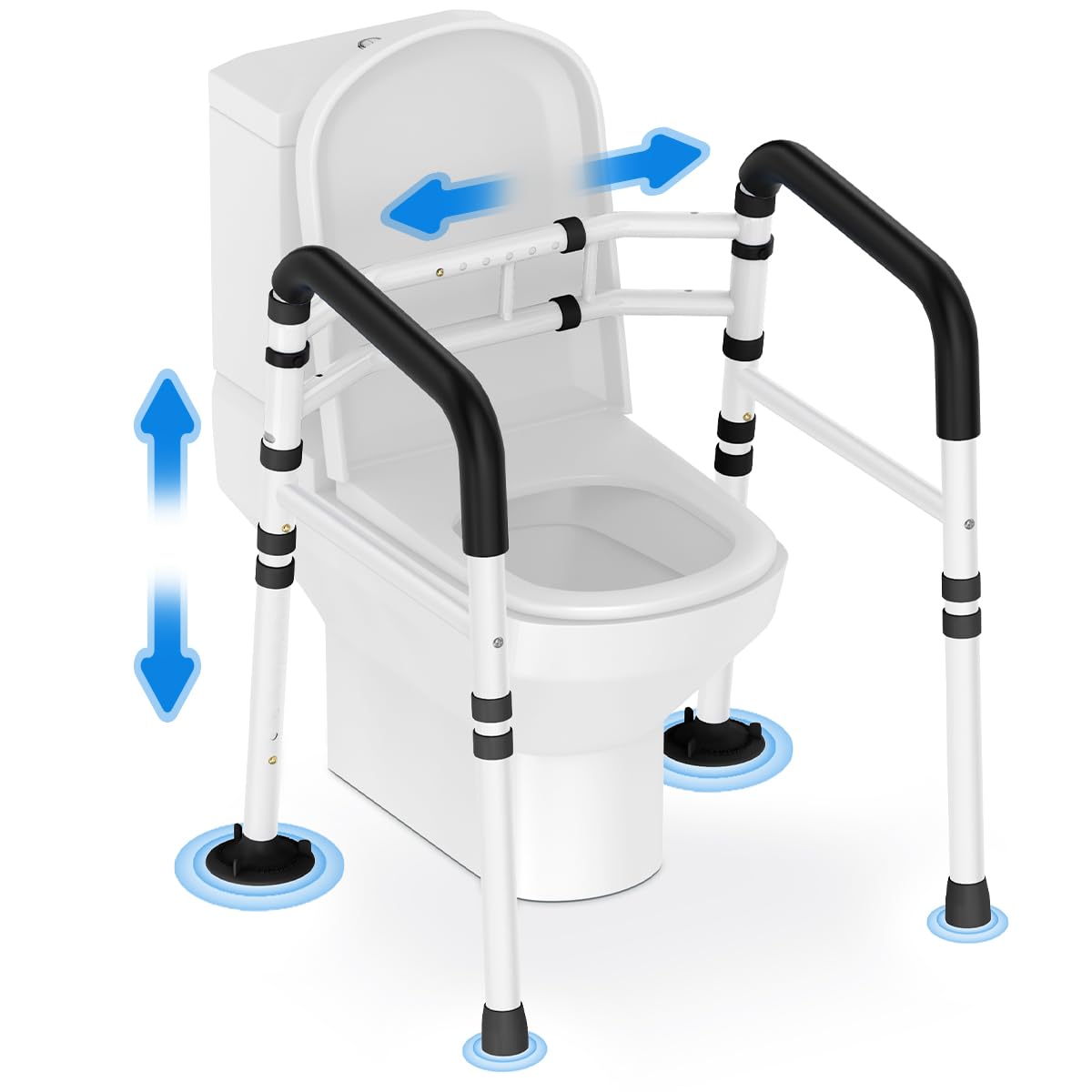 Delog Stand Alone Toilet Safety Rail - Adjustable