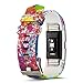 AIWELL For Fitbit Charge 2 Bands,Silicone Adjustable Replacement Sport Strap Printed Bands with Classic Buckle For Fitbit Charge2 HR,Fitbit Charge 2 Accessories Wristbands (Pattern-13, Large)
