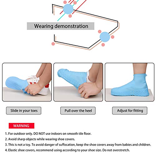 image for Daywin Waterproof Shoe Covers Versatile Overshoes for Rain, Mud, Beach