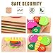 AKAMINO Wooden Animal Jigsaw Puzzles for Toddlers Kids 1 2 3Years Old, Boys & Girls Educational Toys Gift with 6 Animals Patterns, Vibrant Color Shapes