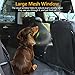 CCJK Dog Car Seat Cover & Cargo Liner Rear Bench,Waterproof Pet Cover Dog Seat Cover Mat with Machine Washable &Nonslip ,Convertible Hammock Shaped for Cars SUV Trucks（Large）