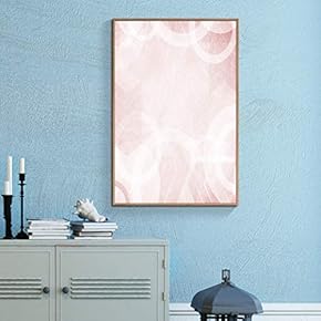 Floating Framed for Living Room Bedroom Abstract Geometric...
