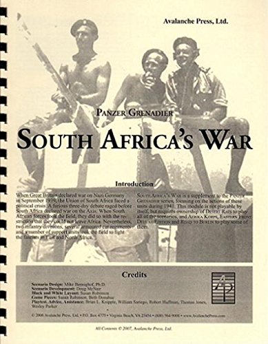 South Africa's War by Panzer Grenadier