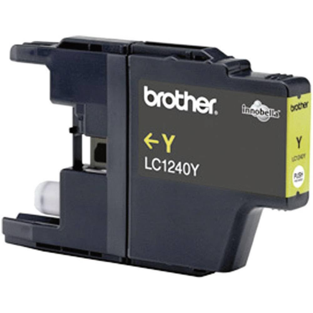 Brother LC-1240Y Inkjet Cartridge, Yellow, Single Pack, High Yield, Includes 1 x Inkjet Cartridge, Brother Genuine Supplies — image 1