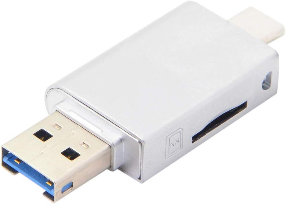 JSER USB-C Type C USB 2.0 to NM Nano Memory Card & TF Micro SD Card Reader Compatible for Huawei Cell Phone & Laptop - Image 4