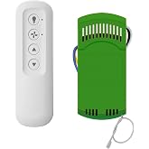 Ceiling Fan Remote Control Kit Replacement for Hunter 99770 | Universal 3-speed Fan Control Kit for Hunter Hampton Bay Harbor Breeze Ceiling Fans. Fits 99392/99813/99770/99122/99123/99198