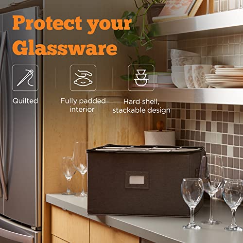 storageLAB China Storage Set, Hard Shell and Stackable, for Dinnerware