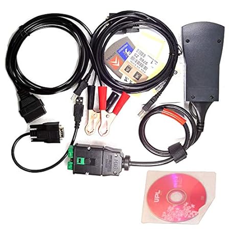 HermosaUKnight PP2000 Full Chip Lexia 3 OBDII OBD2 Diagbox Neueste V7.83 Automotor Diagnosewerkzeug für Citroen Peugeot Car-B