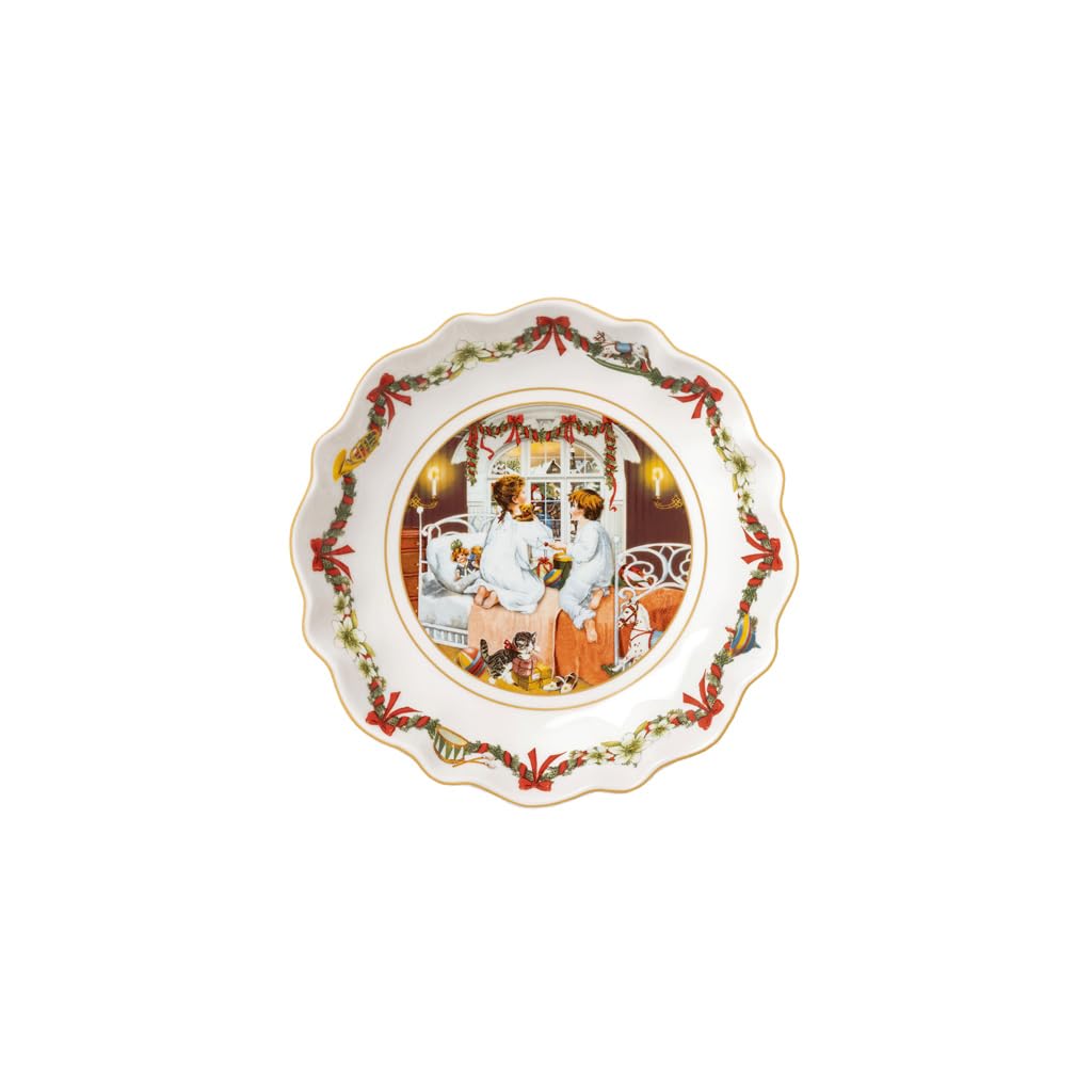 Villeroy & Boch - Annual Christmas Edition Bowl Small 2022 16 x 16 cm, Premium Porcelain, Collector’s Item