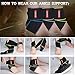 ZAMAT Non-Slip Ankle Brace for Women & Men, Durable Ankle Support, Adjustable Compression, One Size Fits All, for Sprained Ankle, Volleyball, Running, Basketball, Sports Protect