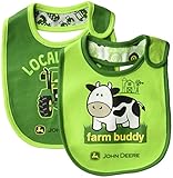 John Deere Baby Bib, green, ONE SIZE
