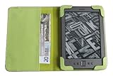 mCover Leather Folio Cover Case with built-in inner pocket for Amazon Kindle 4th Generation (Built-in Wi-Fi, 6