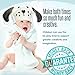 Bamboo Hooded Bath Towel with Cute Detailed Puppy Character. Extra Large For Baby, Infant, Toddler, Small Children. Thick Absorbent 500 GSM. Light Weight, Machine Wash with BONUS Wash Cloth Included