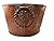 Large Oval Copper Beverage Party Tub Cooler; Ice Tub, Wine Chiller or Beer Bucket for Drinks or Planter Bucket