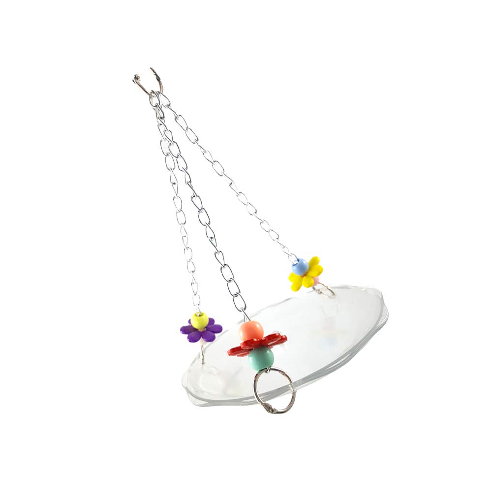 VILLCASE Bird Feeder Hanging Tray- Tray for Bird Feeders Bird Parrot Hammock Tray Great for Attracting Birds Outdoors Backyard Garden