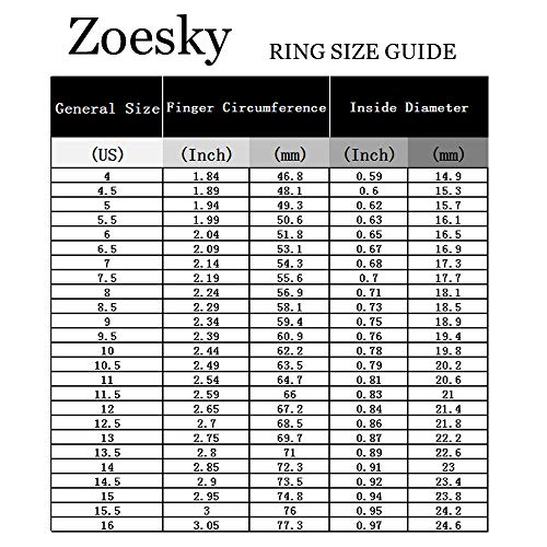 Zoesky Men\'s 6mm 8mm Magic Black Tungsten Carbide Ring Comfort Fit Wedding Band Laser Etched (Black 8mm, 10)