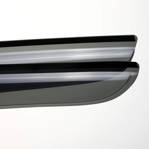 4-Piece Tape-On Window Deflectors For 2009-2013 Toyota Corolla Sedan - Rain Guards & Wind Deflectors