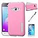 SAMSUNG EXPRESS 3 Case, Phonelicious® [Slim Fit][Heavy Duty] Ultimate Drop Protection Rugged Cover for SAMSUNG GALAXY EXPRESS 3 + Clear Screen Protector & Stylus (PINK MATTE)