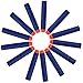 Miayon 100 Pcs 7.2cm Blue Foam Darts for Blasters Toy Gun-Blue