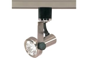 NUVO TH323 Mr16 Gimbal Ring Track Head, Pwt, Nckl, B/S, Slvr