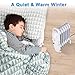 Air Choice Oil Heater, Overheating Protection, Portable Compact Mini Radiator for Home and Office, 700W, Small, White (A)