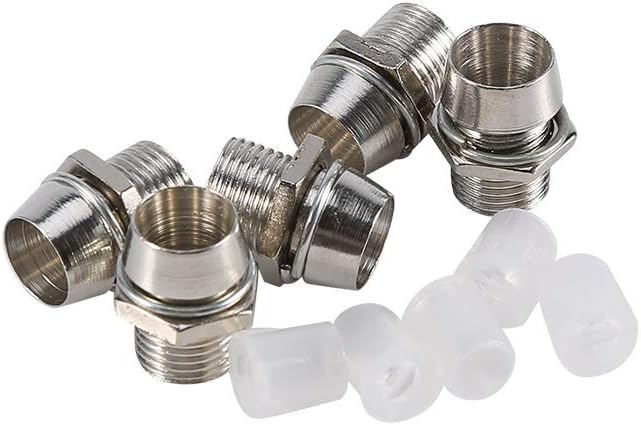 LED Holder - 50 pcs Silver Color 5mm LED Holders Panel Display Thread Mount Size 8mm - Image 5