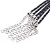 BIHRTC Pack of 50 Black DIY Leather Plaited Cords Ropes with Lobster Clasps Extended Chain for Charms Bracelets Jewelry Making