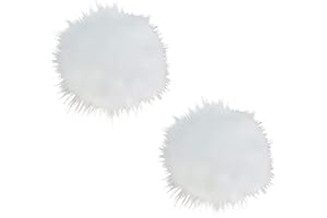 Joukavor Tinkerbell Pom Poms for Shoes Fluffy Shoe Clips Pompoms, 1 Pair