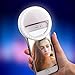 Photo Shoot Selfie Ring Light Clip for iPhone iPad [Portable] Girl Night Light [36 LED Light Bulbs] for Perfect Face Slimming Brightness-Pink