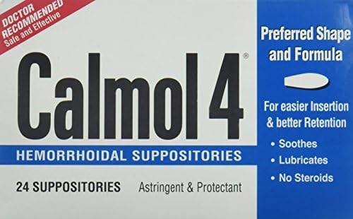 Calmol 4 Hemorrhoidal Suppositories 3 Count
