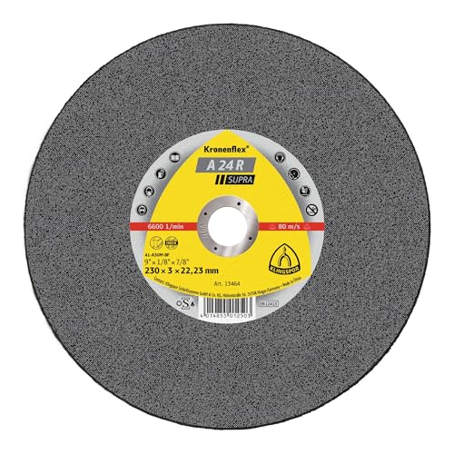 Klingspor 13738 A 24 R, Trennscheibe fuer Handmaschinen, Verpackungseinheit 25, 125X2,5X22,23, G, 25