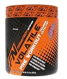 Formutech Nutrition Volatile Pre Workout Powder, 2 Forms of Creatine for Huge Muscle Pumps and Lean Muscle Mass, Low Stimulant Formula, Berry Eruption, 32 Serving