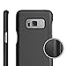 Galaxy S8 Leather Belt Clip Case w/Holster - Artura Collection by Encased (Samsung S8) (Jet Black)