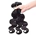 Star Show Virgin Hair Body Wave with Frontal Human Hair with Frontal Malaysian Virgin Hair with Frontal 14 16 18 with 14 Inch Frontal Free Part Natural Color