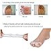 Gel Toe Separator,Bestrice Toe Spacers Rubber Toe Stretchers Used for Sports Activities, Yoga Practice & Running for Men and Women Bunion Pain Relief Toe Straightener Achilles Stretcher